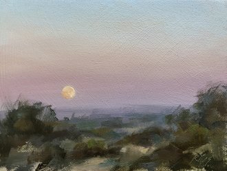 Moonrise painting Picture