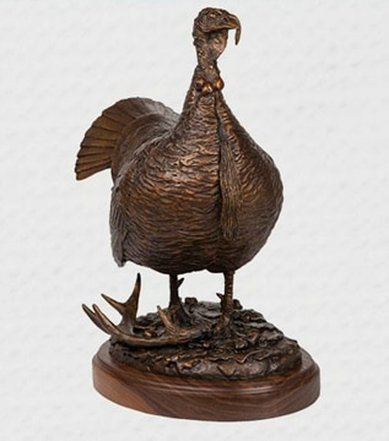Bronze Turkey Sculpture National Wild Turkey Federation NWTF