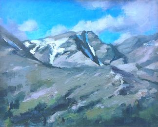 Alps painting