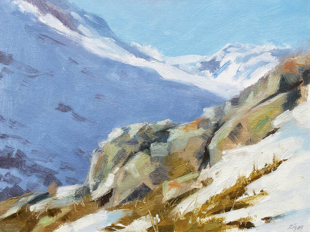 Alpine Landscape Painting